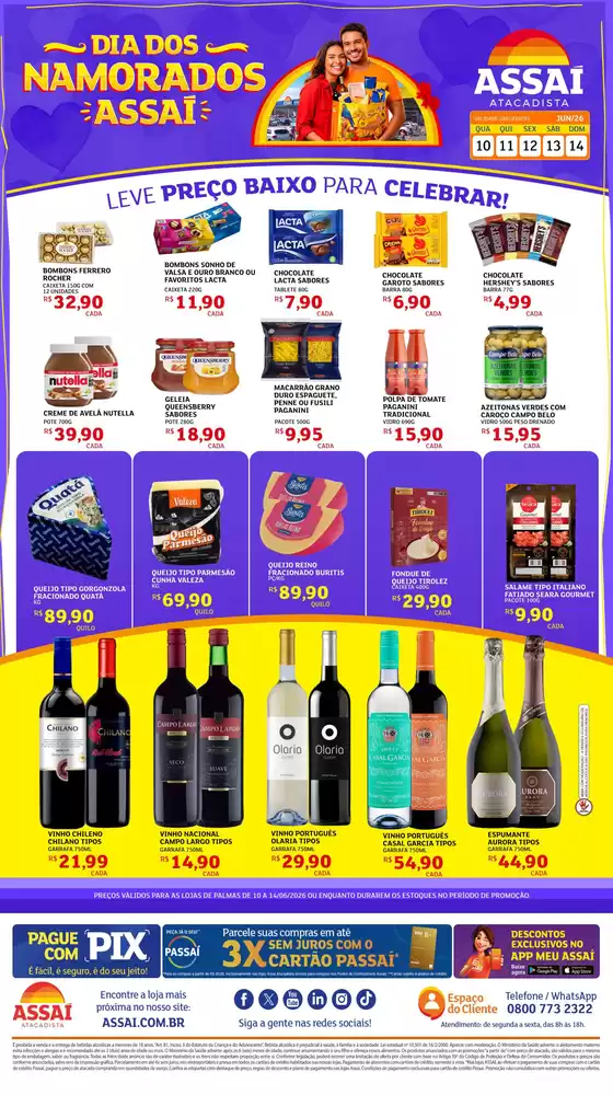 Catálogo Assaí Atacadista | Encarte Assaí Atacadista 48286-115 | 2026-06-10T00:00:00.000Z - 2026-06-14T00:00:00.000Z