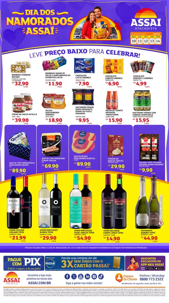 Catálogo Assaí Atacadista | Encarte Assaí Atacadista 48286-813 | 2026-06-10T00:00:00.000Z - 2026-06-14T00:00:00.000Z