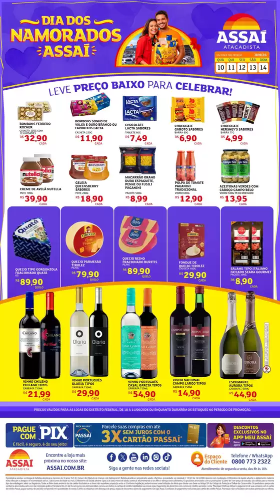 Catálogo Assaí Atacadista | Encarte Assaí Atacadista 48286-226 | 2026-06-10T00:00:00.000Z - 2026-06-14T00:00:00.000Z