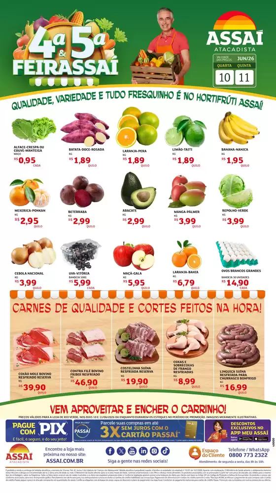 Catálogo Assaí Atacadista | Encarte Assaí Atacadista 48283-21 | 2026-06-10T00:00:00.000Z - 2026-06-11T00:00:00.000Z