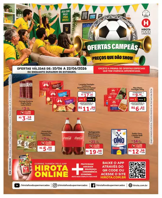 Catálogo Hirota Food Supermercado | Tabloide Quinzenal 10 a 22 06 26 | 2026-06-10T00:00:00.000Z - 2026-06-22T00:00:00.000Z