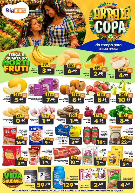 Catálogo Bigmart | Ofertas para caçadores de pechinchas | 2026-06-10T00:00:00.000Z - 2026-06-10T00:00:00.000Z