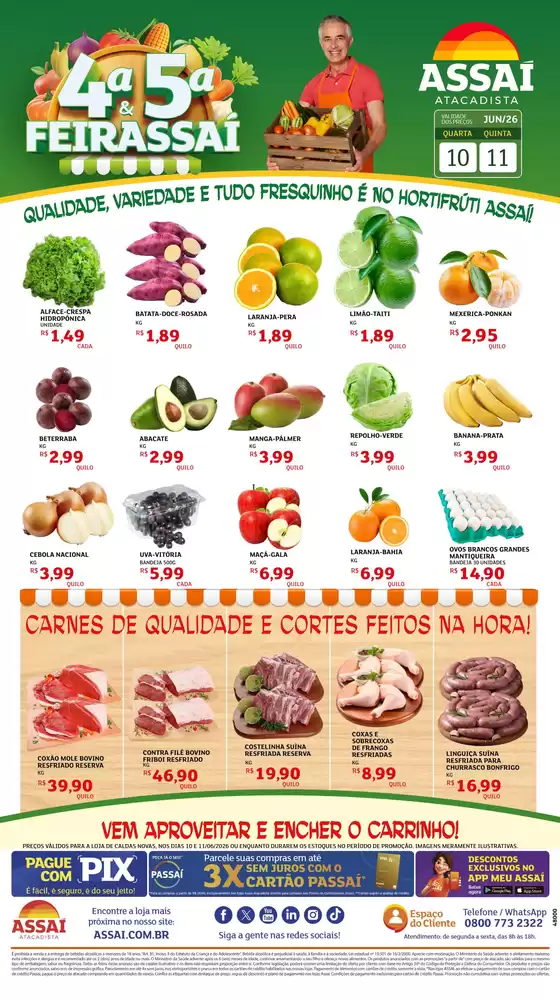 Catálogo Assaí Atacadista | Encarte Assaí Atacadista 48283-19 | 2026-06-10T00:00:00.000Z - 2026-06-11T00:00:00.000Z