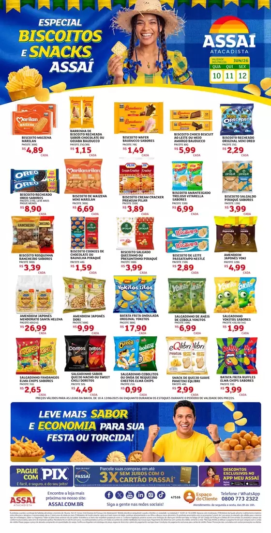 Catálogo Assaí Atacadista | Encarte Assaí Atacadista 48355-635 | 2026-06-10T00:00:00.000Z - 2026-06-12T00:00:00.000Z
