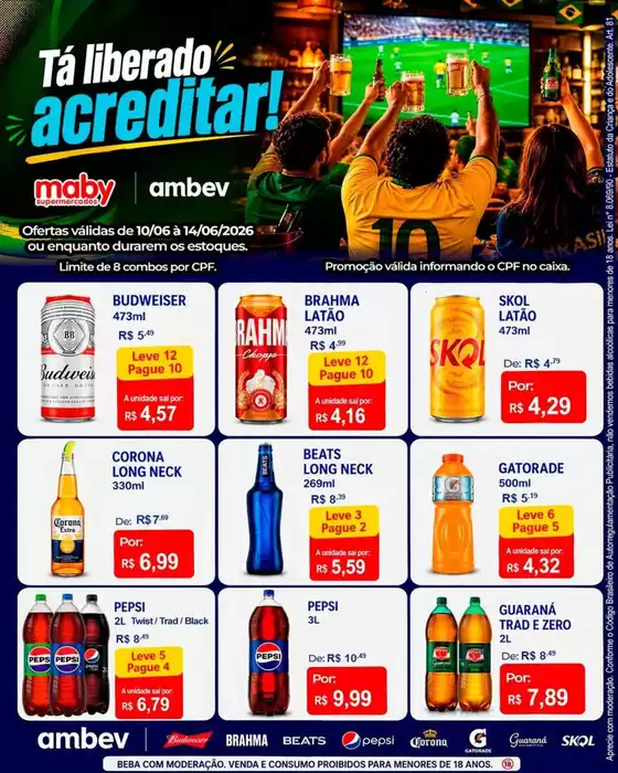 Catálogo Maby Supermercados | Ofertas exclusivas | 2026-06-10T00:00:00.000Z - 2026-06-14T00:00:00.000Z