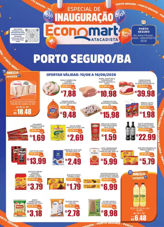 Catálogo Economart Atacadista | JORNAL DE INAUGURACAO PORTO SEGURO | 2026-06-10T00:00:00.000Z - 2026-06-16T00:00:00.000Z