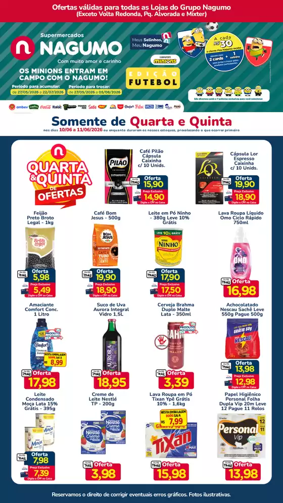 Catálogo Nagumo em Praia Grande | QUARTA E QUINTA | 2026-06-10T00:00:00.000Z - 2026-06-11T00:00:00.000Z