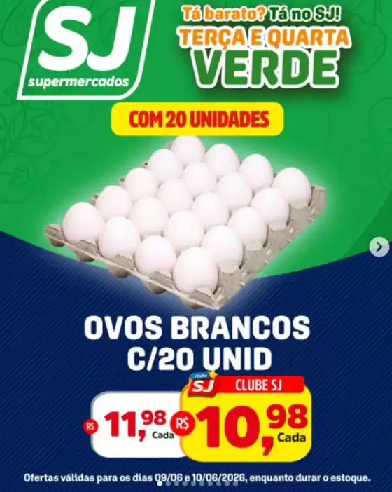 Catálogo Sj Supermercados | Terça e Quarta Verde | 2026-06-10T00:00:00.000Z - 2026-06-10T00:00:00.000Z