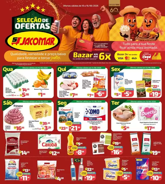 Catálogo Supermercado Jacomar | Seleção de Ofertas | 2026-06-11T00:00:00.000Z - 2026-06-16T00:00:00.000Z