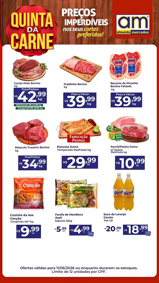 Catálogo Almeida Mercados | Quinta da Carne | 2026-06-11T00:00:00.000Z - 2026-06-11T00:00:00.000Z
