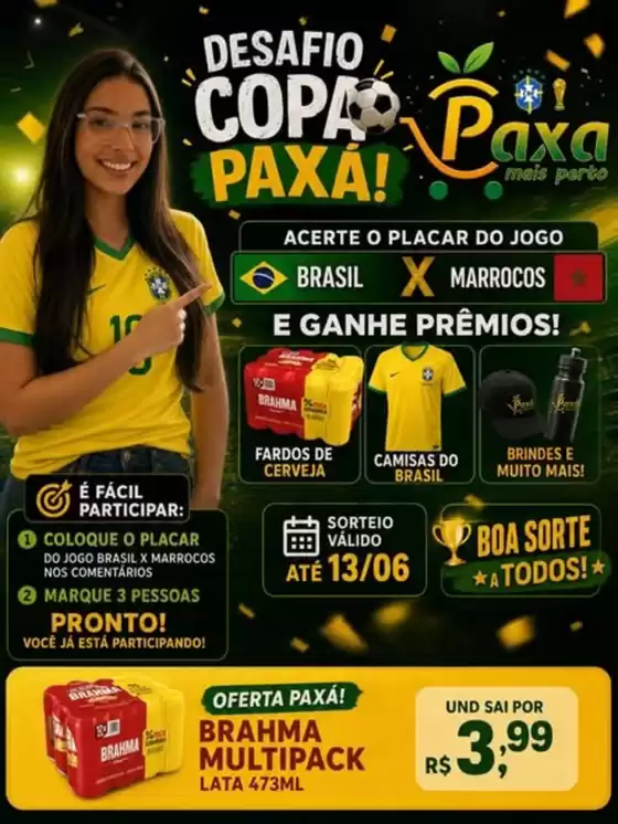 Catálogo Paxá Supermercados | DESAFIO COPA PAXÁ | 2026-06-11T00:00:00.000Z - 2026-06-13T00:00:00.000Z