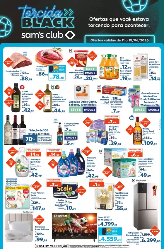 Catálogo Sam's Club | Ótima oferta para todos os clientes | 2026-06-11T00:00:00.000Z - 2026-06-15T00:00:00.000Z
