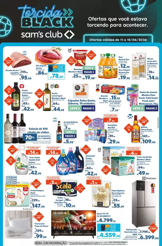 Catálogo Sam's Club | Ofertas para caçadores de pechinchas | 2026-06-11T00:00:00.000Z - 2026-06-15T00:00:00.000Z