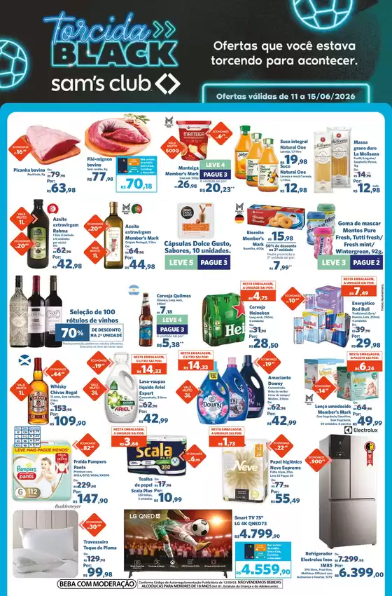 Catálogo Sam's Club | Melhores ofertas para todos os caçadores de pechinchas | 2026-06-11T00:00:00.000Z - 2026-06-15T00:00:00.000Z