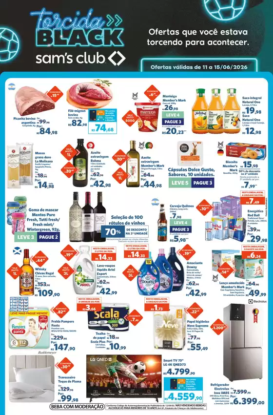 Catálogo Sam's Club | Melhores ofertas e descontos | 2026-06-11T00:00:00.000Z - 2026-06-15T00:00:00.000Z