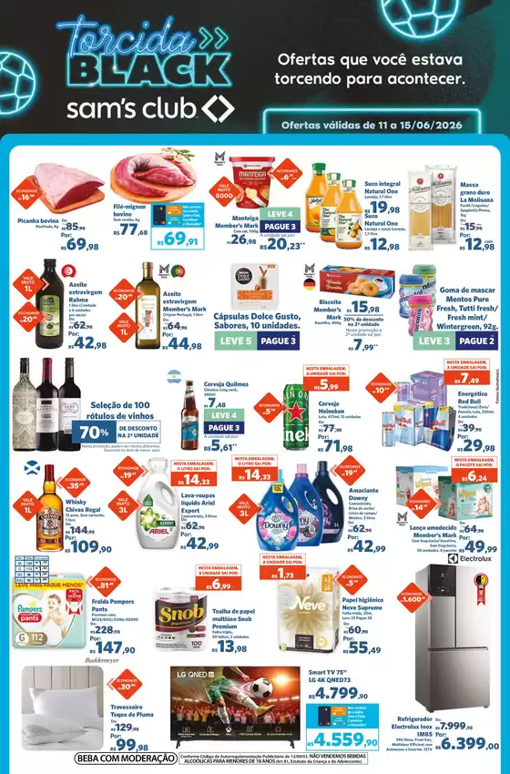 Catálogo Sam's Club | Nossas melhores pechinchas | 2026-06-11T00:00:00.000Z - 2026-06-15T00:00:00.000Z