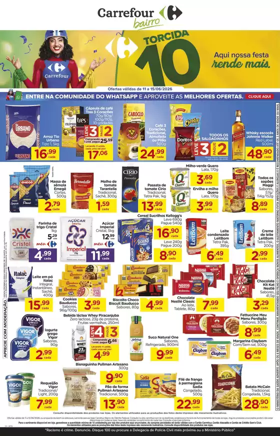 Catálogo Carrefour Bairro | Pechinchas e ofertas atuais | 2026-06-11T00:00:00.000Z - 2026-06-15T00:00:00.000Z