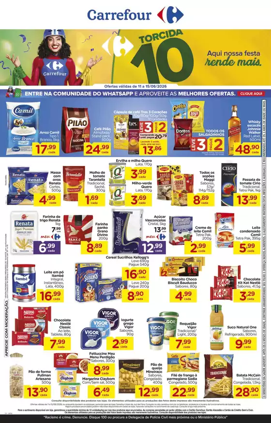 Catálogo Carrefour | Melhores ofertas e descontos | 2026-06-11T00:00:00.000Z - 2026-06-15T00:00:00.000Z