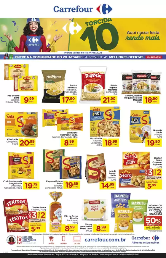 Catálogo Carrefour em Duque de Caxias | Nossas melhores pechinchas | 2026-06-11T00:00:00.000Z - 2026-06-14T00:00:00.000Z