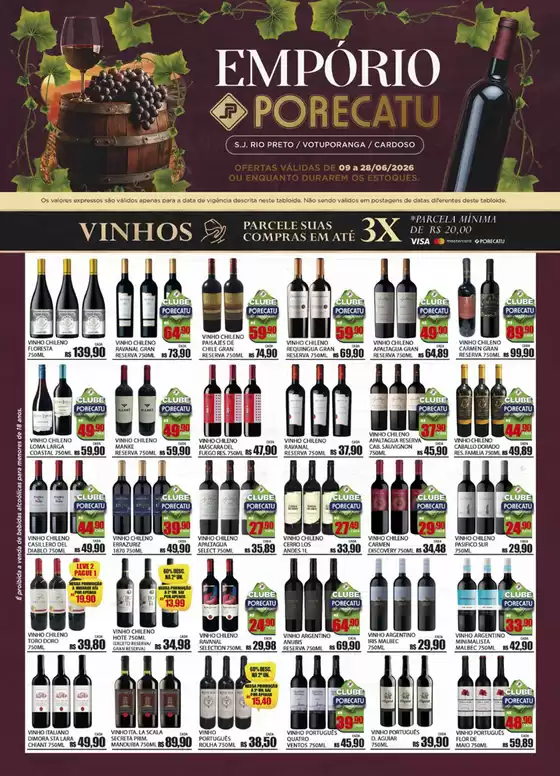 Catálogo Supermercado Porecatu | Tabloide EmpÓrio Porecatu | 2026-06-09T00:00:00.000Z - 2026-06-28T00:00:00.000Z