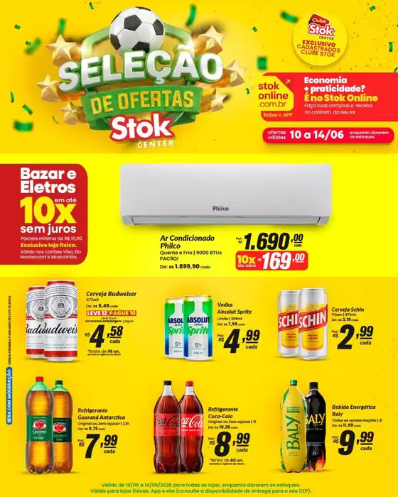 Catálogo Stok Center | Nossas melhores ofertas para você | 2026-06-10T00:00:00.000Z - 2026-06-14T00:00:00.000Z