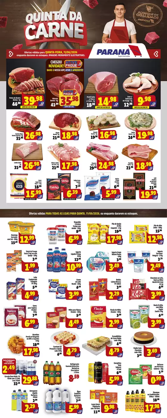 Catálogo Paraná Supermercados | Ofertas e promoções atuais | 2026-06-11T00:00:00.000Z - 2026-06-11T00:00:00.000Z