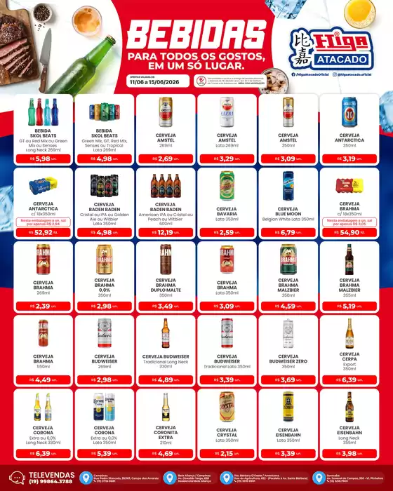 Catálogo Higa Atacado | Higa atacado folheto bebidas 20260611 20260615 0V98ntR8fvI4 | 2026-06-09T00:00:00.000Z - 2026-06-15T00:00:00.000Z