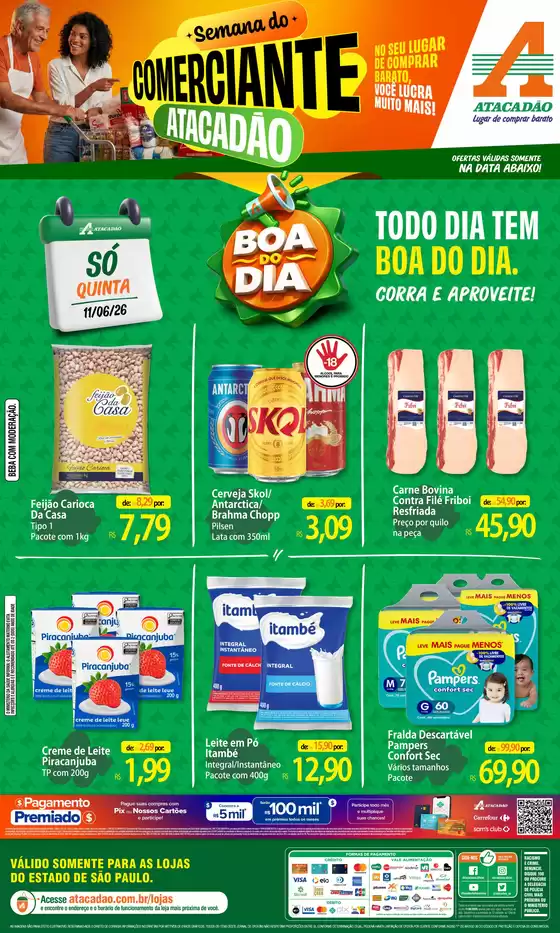 Catálogo Atacadão em Caraguatatuba | Atacadão - Boa do Dia | 2026-06-11T00:00:00.000Z - 2026-06-11T00:00:00.000Z