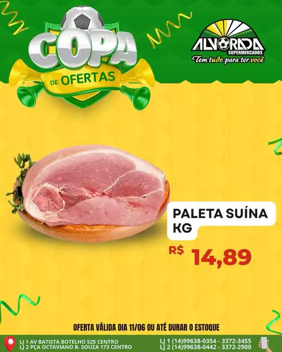 Catálogo Alvorada Supermercados | Pechinchas e ofertas atuais | 2026-06-11T00:00:00.000Z - 2026-06-11T00:00:00.000Z
