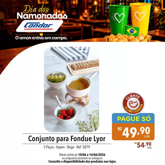 Catálogo Supermercados Condor | Ofertas especiais atraentes para todos | 2026-06-10T00:00:00.000Z - 2026-06-14T00:00:00.000Z