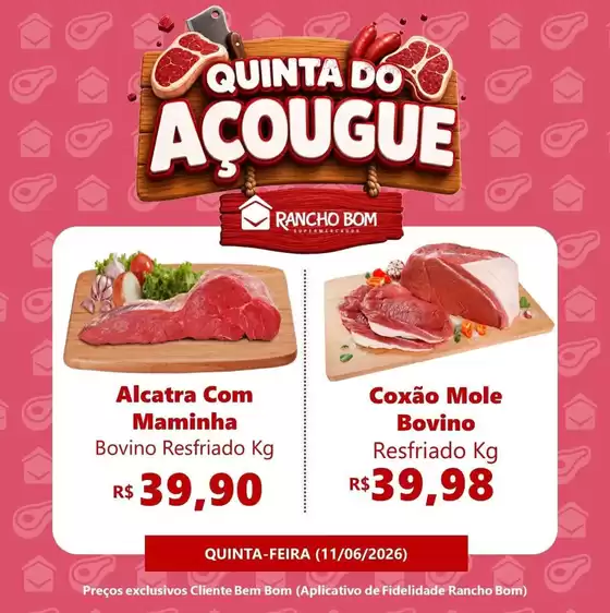 Catálogo Rancho Bom Supermercados | Encarte Rancho Bom Supermercados | 2026-06-11T00:00:00.000Z - 2026-06-11T00:00:00.000Z
