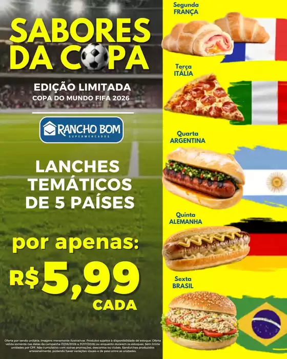 Catálogo Rancho Bom Supermercados | Melhores ofertas para todos os clientes | 2026-06-11T00:00:00.000Z - 2026-07-31T00:00:00.000Z