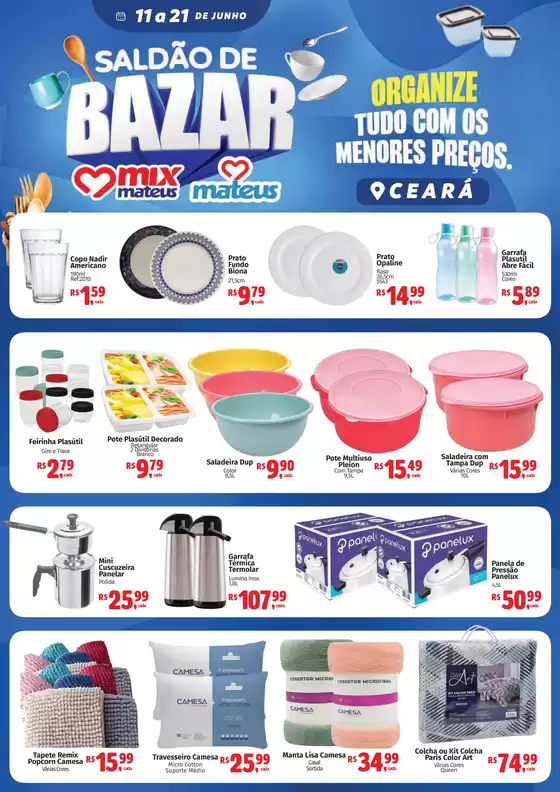 Catálogo Supermercados Mateus | Saldão de bazar | 2026-06-11T00:00:00.000Z - 2026-06-21T00:00:00.000Z