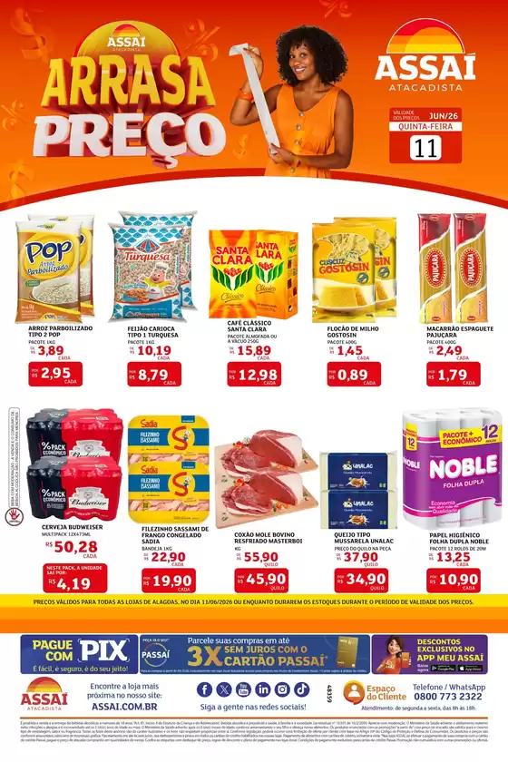 Catálogo Assaí Atacadista | Encarte Assaí Atacadista 48359-561 | 2026-06-11T00:00:00.000Z - 2026-06-11T00:00:00.000Z