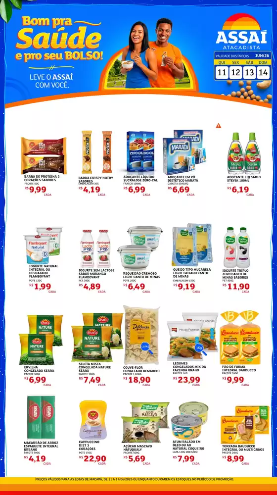 Catálogo Assaí Atacadista | Encarte Assaí Atacadista 48329-442 | 2026-06-11T00:00:00.000Z - 2026-06-14T00:00:00.000Z