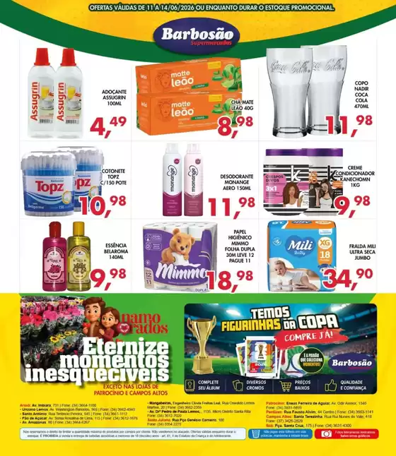 Catálogo Barbosão Extra Supermercados | Encarte Barbosão Extra Supermercados | 2026-06-11T00:00:00.000Z - 2026-06-14T00:00:00.000Z