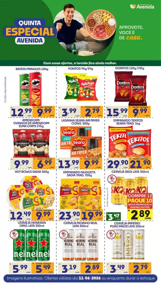 Catálogo Supermercados Avenida | Melhores ofertas para todos os clientes | 2026-06-11T00:00:00.000Z - 2026-06-11T00:00:00.000Z