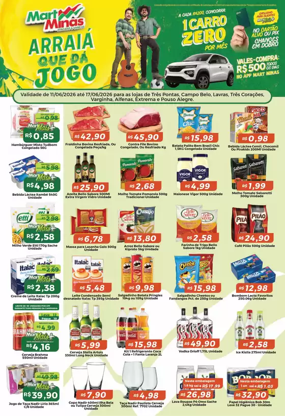 Catálogo Mart Minas | Grandes descontos em produtos selecionados | 2026-06-11T00:00:00.000Z - 2026-06-17T00:00:00.000Z
