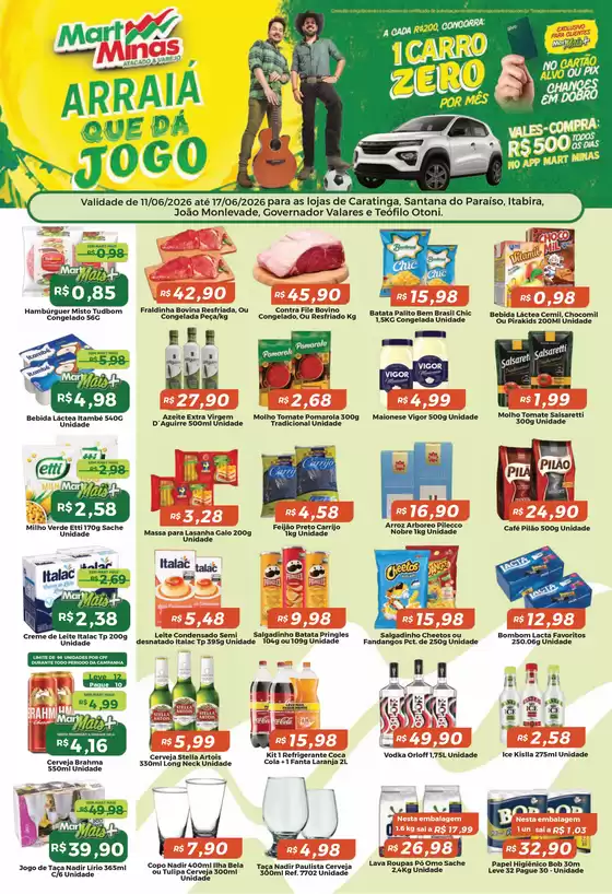 Catálogo Mart Minas | Melhores ofertas para todos os clientes | 2026-06-11T00:00:00.000Z - 2026-06-17T00:00:00.000Z