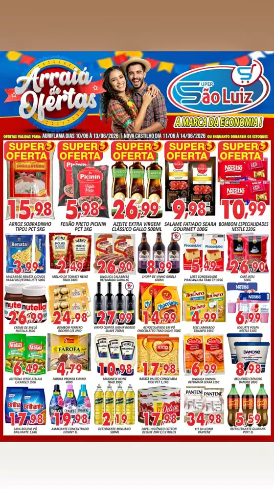 Catálogo Super São Luiz | Arraiá de Ofertas | 2026-06-11T00:00:00.000Z - 2026-06-13T00:00:00.000Z