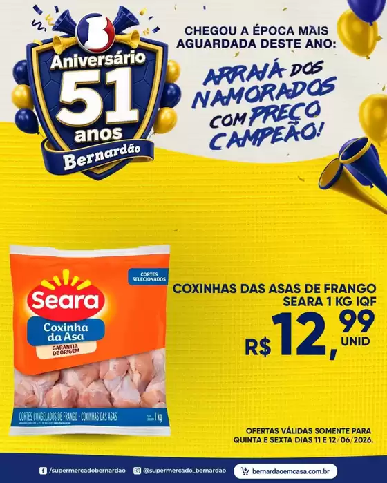Catálogo Supermercado Bernardão | Economize agora com nossas ofertas | 2026-06-11T00:00:00.000Z - 2026-06-12T00:00:00.000Z