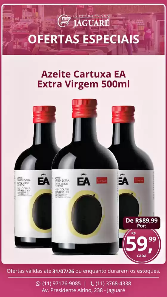 Catálogo Supermercado Jaguaré | Ofertas Especiais | 2026-06-11T00:00:00.000Z - 2026-07-31T00:00:00.000Z