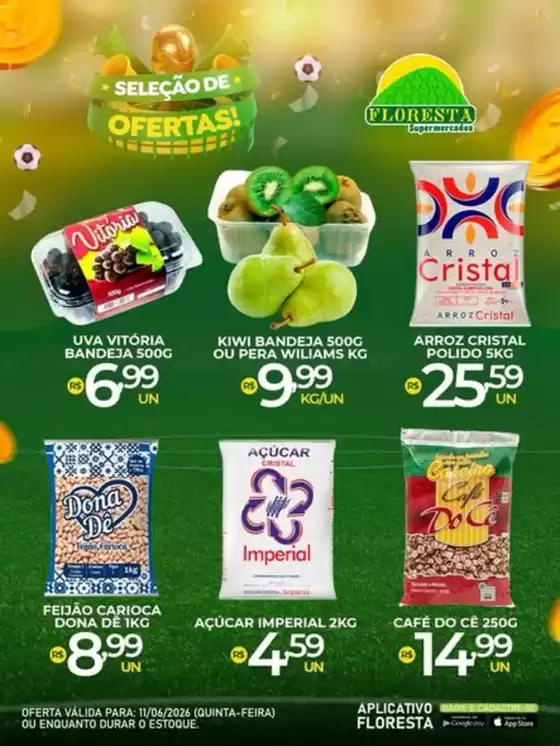 Catálogo Floresta Supermercados | Seleção Ofertas | 2026-06-11T00:00:00.000Z - 2026-06-11T00:00:00.000Z