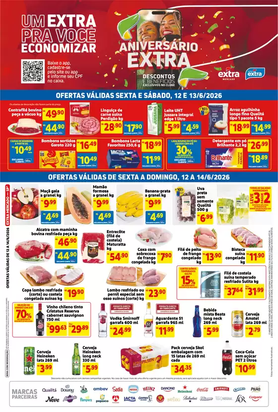 Catálogo Mercado Extra | Folheto Mercado Extra | 2026-06-12T00:00:00.000Z - 2026-06-14T00:00:00.000Z