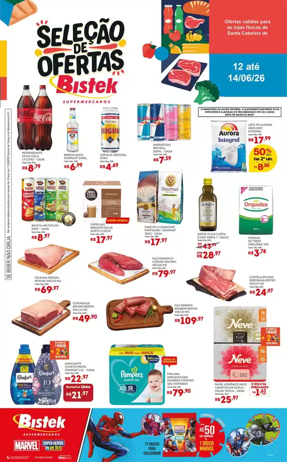 Catálogo Bistek Supermercados em Blumenau | Encarte Bistek Supermercados | 2026-06-12T00:00:00.000Z - 2026-06-14T00:00:00.000Z