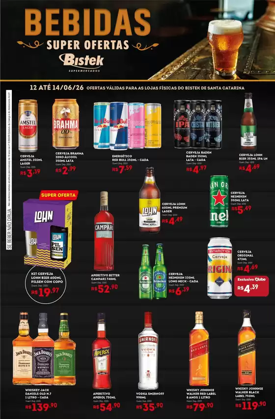 Catálogo Bistek Supermercados | Ofertas exclusivas e pechinchas | 2026-06-12T00:00:00.000Z - 2026-06-14T00:00:00.000Z