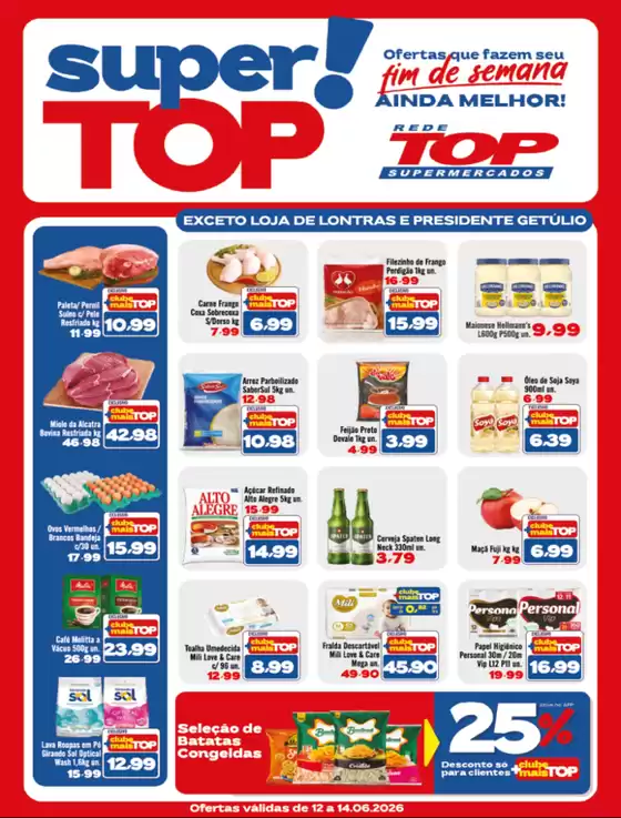 Catálogo Rede Top | Melhores ofertas e descontos | 2026-06-12T00:00:00.000Z - 2026-06-14T00:00:00.000Z