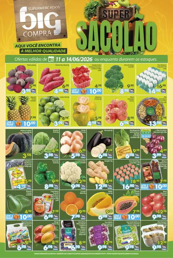 Catálogo Supermercados Big Compra | Ofertas exclusivas | 2026-06-11T00:00:00.000Z - 2026-06-14T00:00:00.000Z