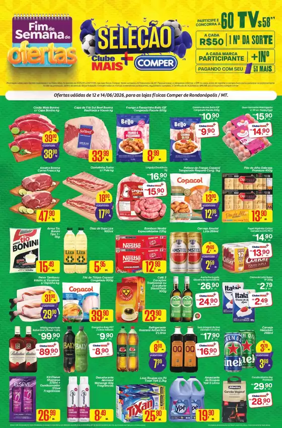 Catálogo Comper | Melhores ofertas para compradores econômicos | 2026-06-12T00:00:00.000Z - 2026-06-14T00:00:00.000Z