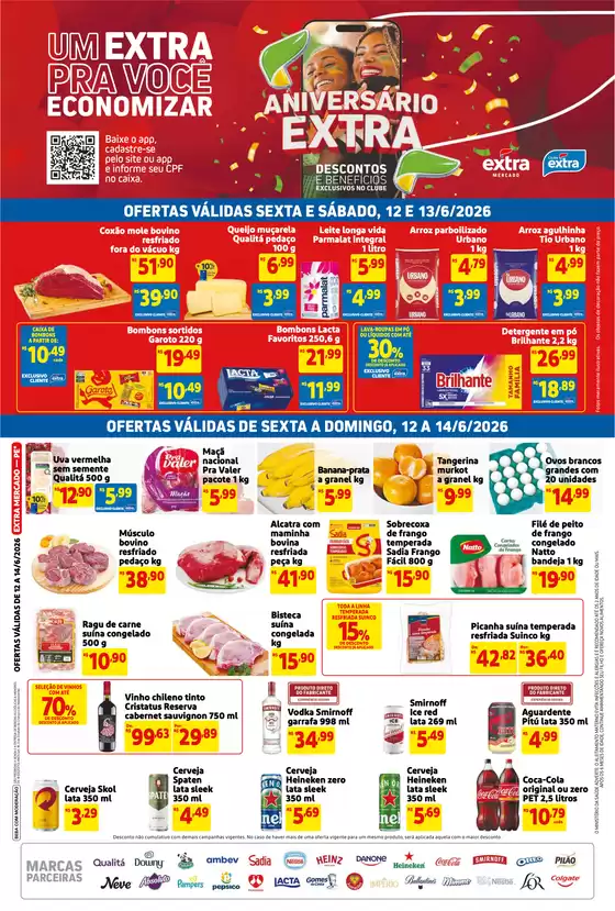 Catálogo Extra | Ofertas exclusivas para nossos clientes | 2026-06-12T00:00:00.000Z - 2026-06-14T00:00:00.000Z